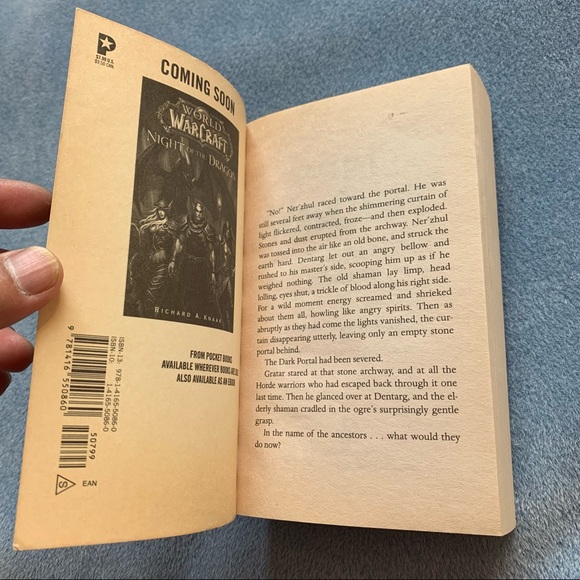 World of Warcraft novel - Beyong the Dark Portal Paperback cover - Picture 6 of 8